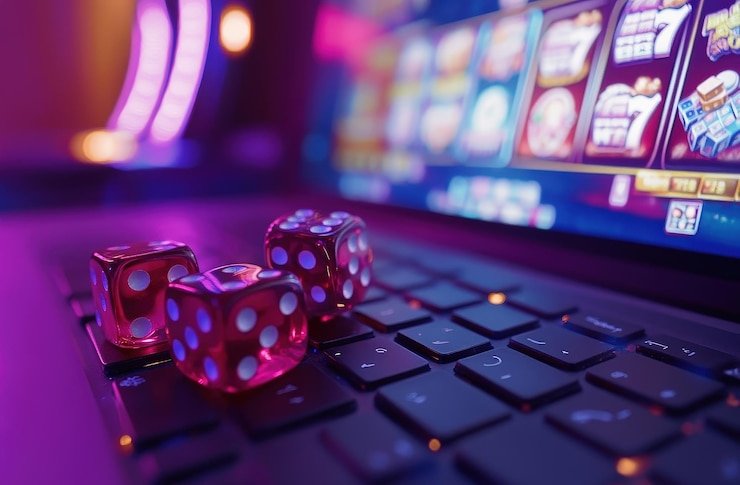 Tangkapan layar antarmuka aplikasi warungjakpot menampilkan menu utama dengan opsi taruhan sepak bola, kasino langsung, dan slot games